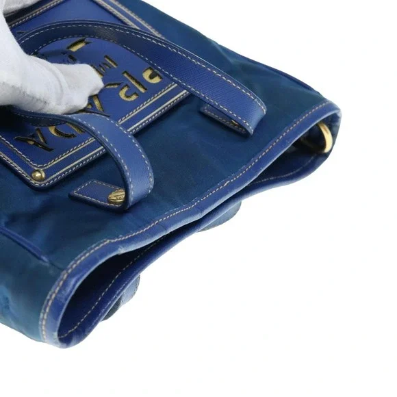 💎✨BEAUTIFUL✨💎 PRADA Hand Bag Nylon 2way Blue - Picture 7 of 16